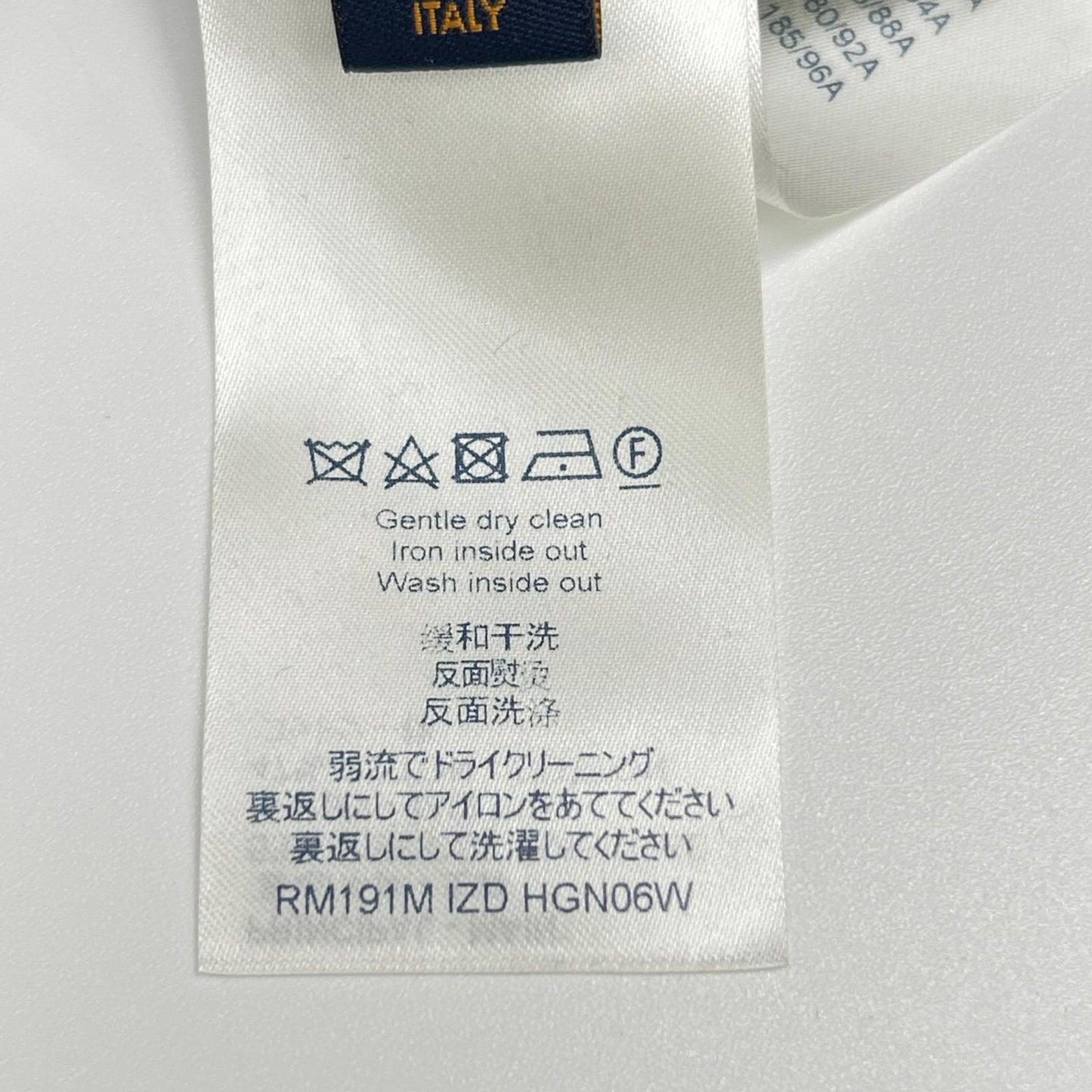 LOUIS VUITTON 路易威登 HGN06W 19年 黑色 徽章设计 长袖Polo衫 上衣