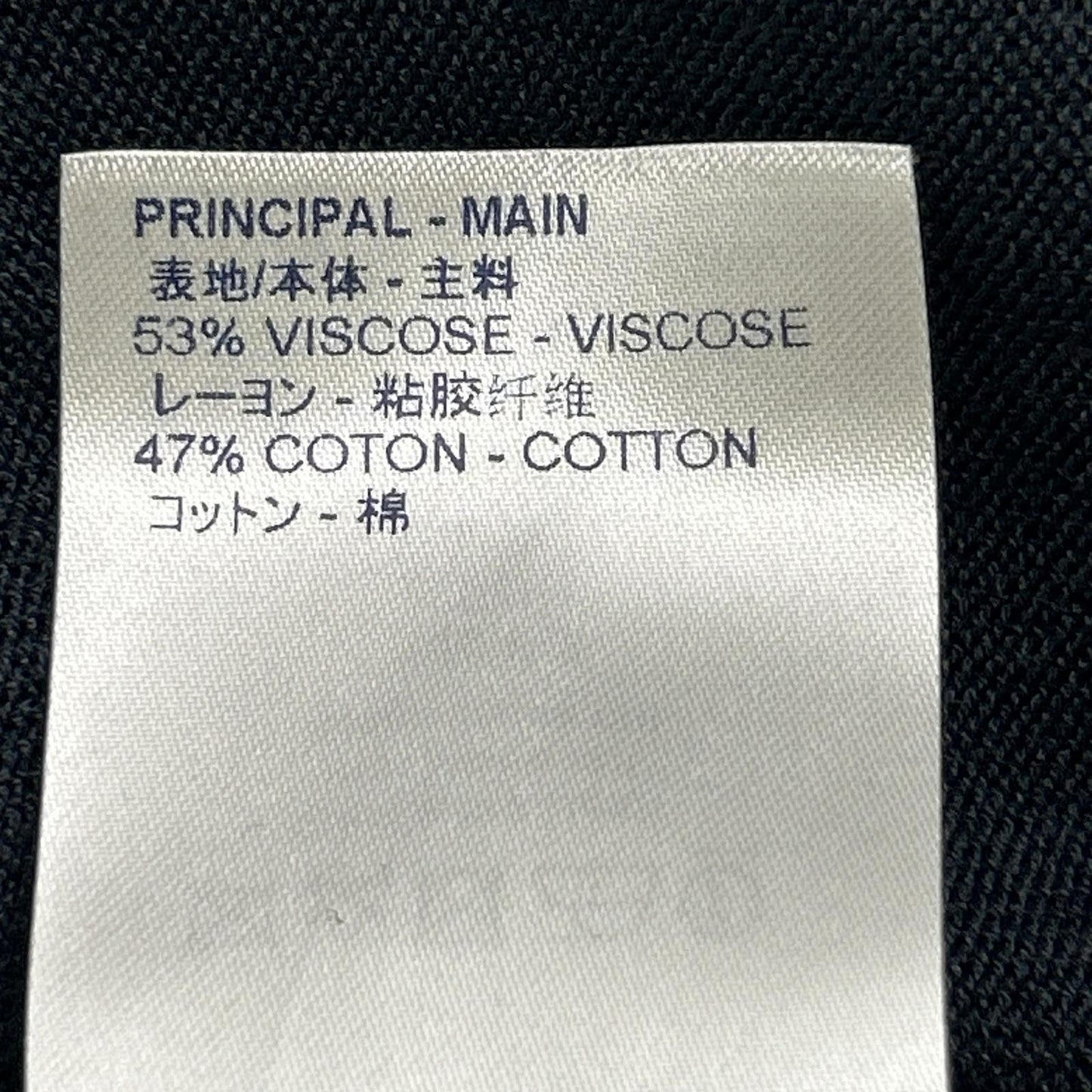 LOUIS VUITTON 路易威登 HGN06W 19年 黑色 徽章设计 长袖Polo衫 上衣
