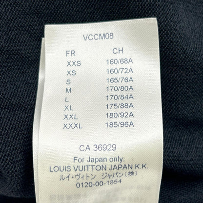 LOUIS VUITTON 路易威登 HGN06W 19年 黑色 徽章设计 长袖Polo衫 上衣