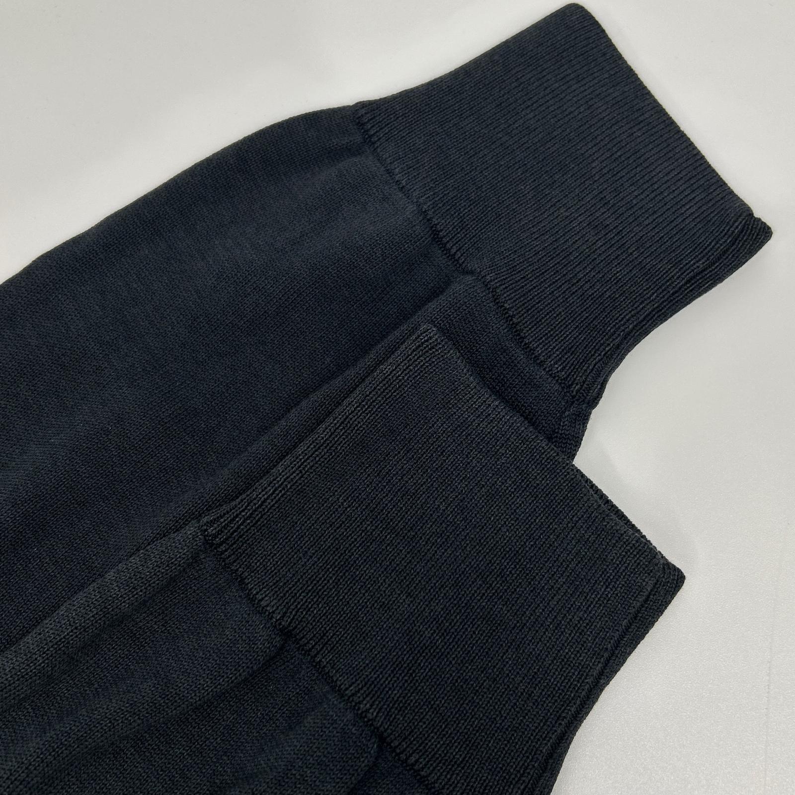 LOUIS VUITTON ルイヴィトン HGN06W　19年 ブラック ワッペンデザイン ロングスリーブポロシャツ トップス