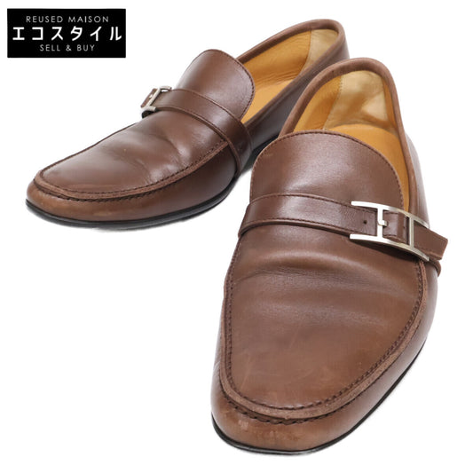 HERMES エルメス アピ レザー ローファー シューズ