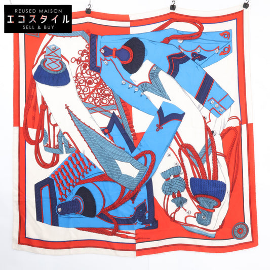 HERMES Carre Geant 140 Cashmere Silk Zouaves et Dragons Large Scarf