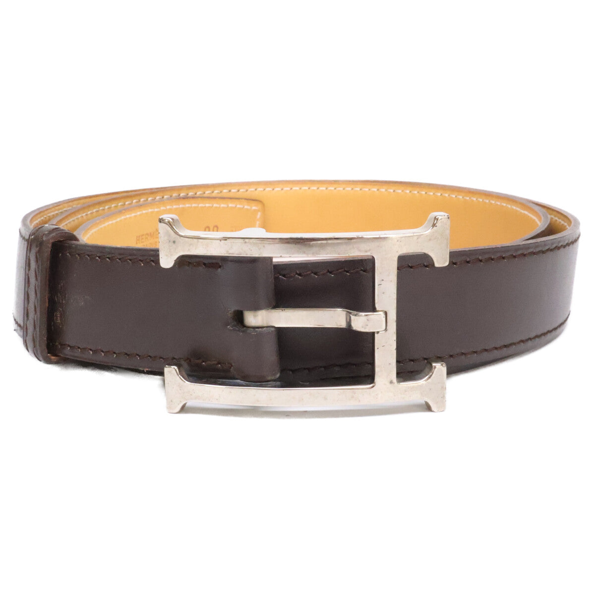 HERMES エルメス Hバックル □I刻 レザー ベルト – style-eco.shop