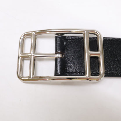 HERMES エルメス ケープコッド 32 SV金具 A刻 ボックスカーフ/ヴォー・トーゴ リバーシブル ベルト