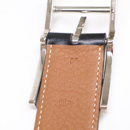 HERMES エルメス カンタン □R刻 ボックスカーフ/ヴォー・トーゴ リバーシブル ベルト