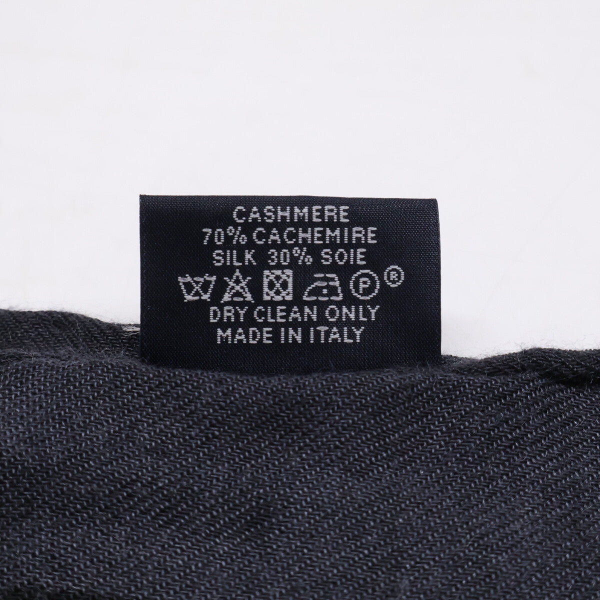 HERMES エルメス ドット柄 カシミヤｘシルク ショール/ ストール