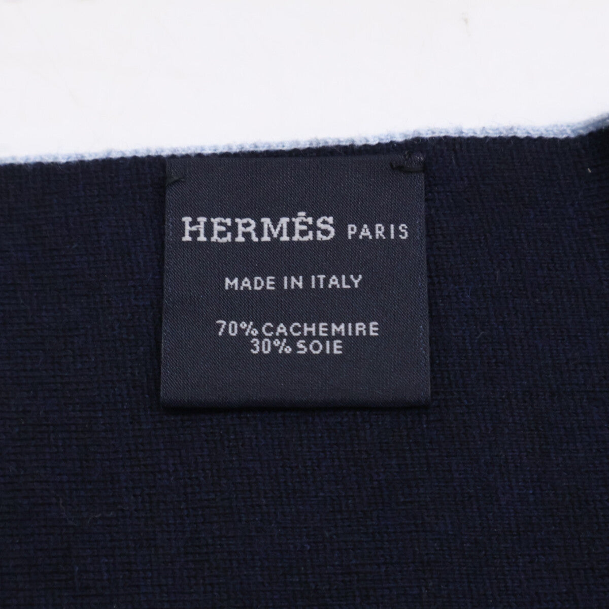 HERMES エルメス 【美品】総柄 カシミヤｘシルク マフラー