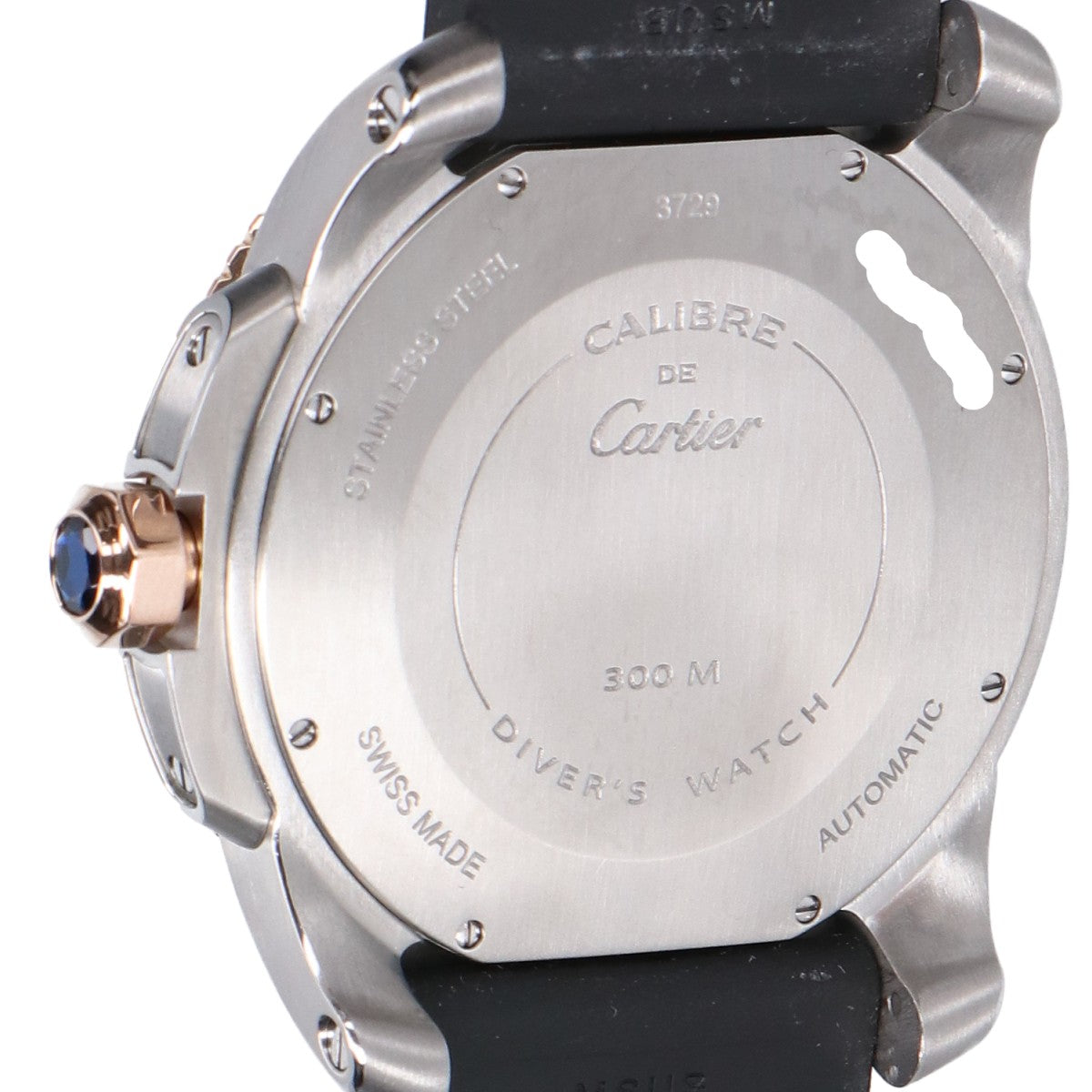 Cartier カルティエ 仕上げ済み W7100055 カリブルドゥカルティエ ダイバー SS x 18KPG スモールセコンド 自動巻き 腕時計