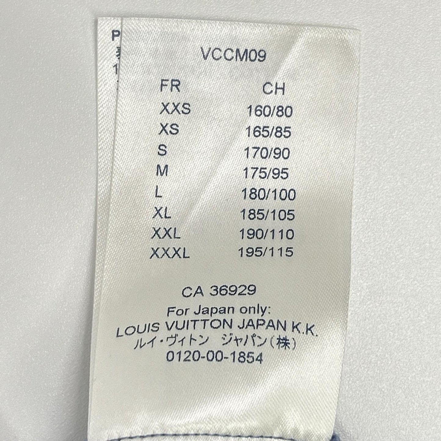 LOUIS VUITTON ルイヴィトン 18SS HEY06W ブルー×ネイビー オックスフォードシティロゴVネックTシャツ トップス