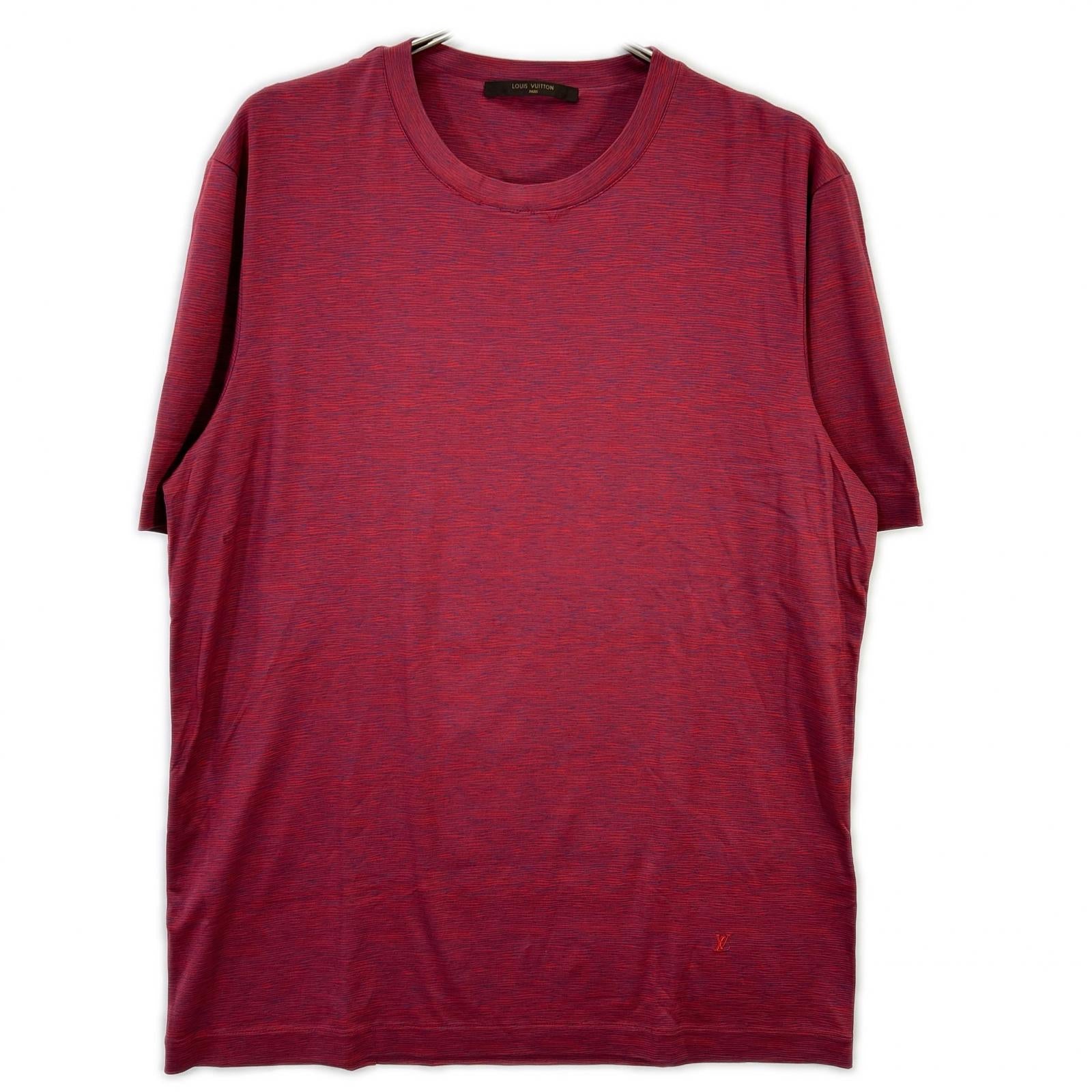 LOUIS VUITTON ルイヴィトン 16SS レッド エピ柄 コットン Tシャツ トップス