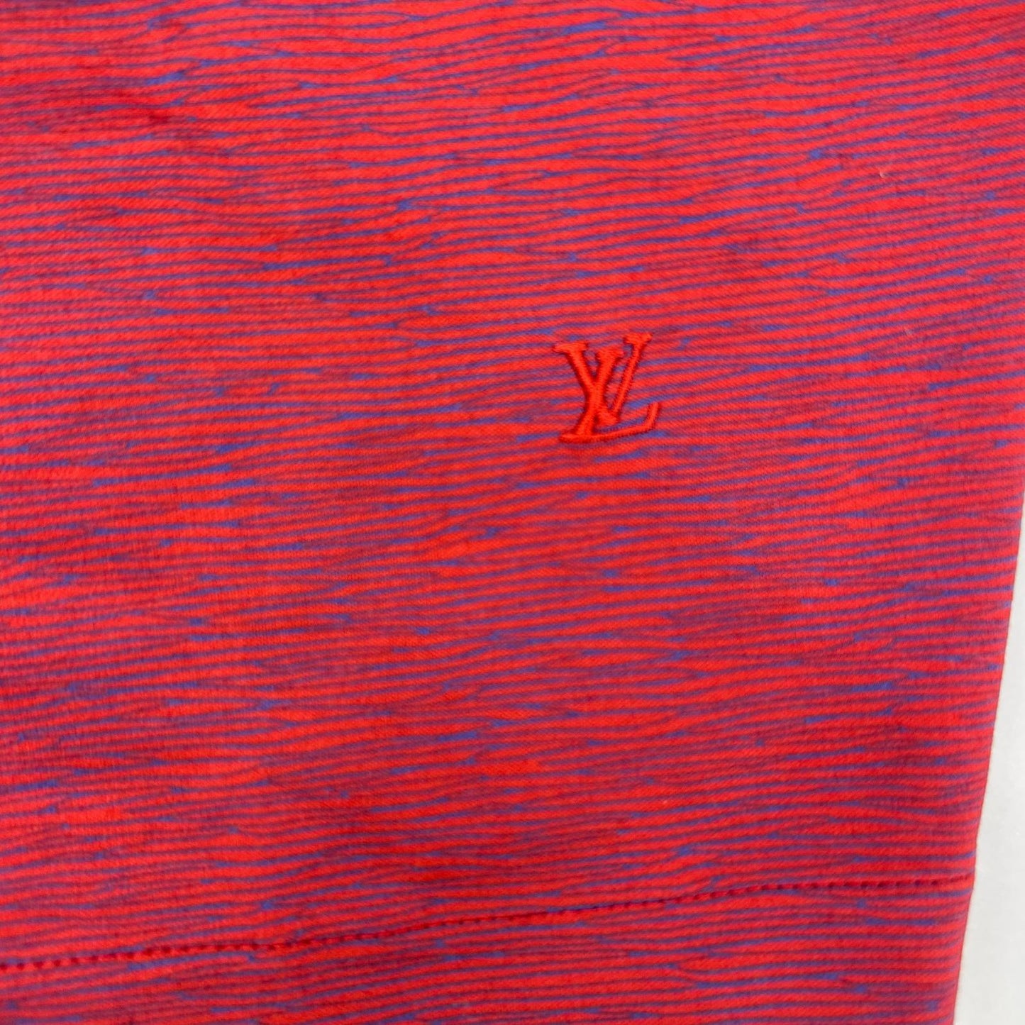 LOUIS VUITTON ルイヴィトン 16SS レッド エピ柄 コットン Tシャツ トップス