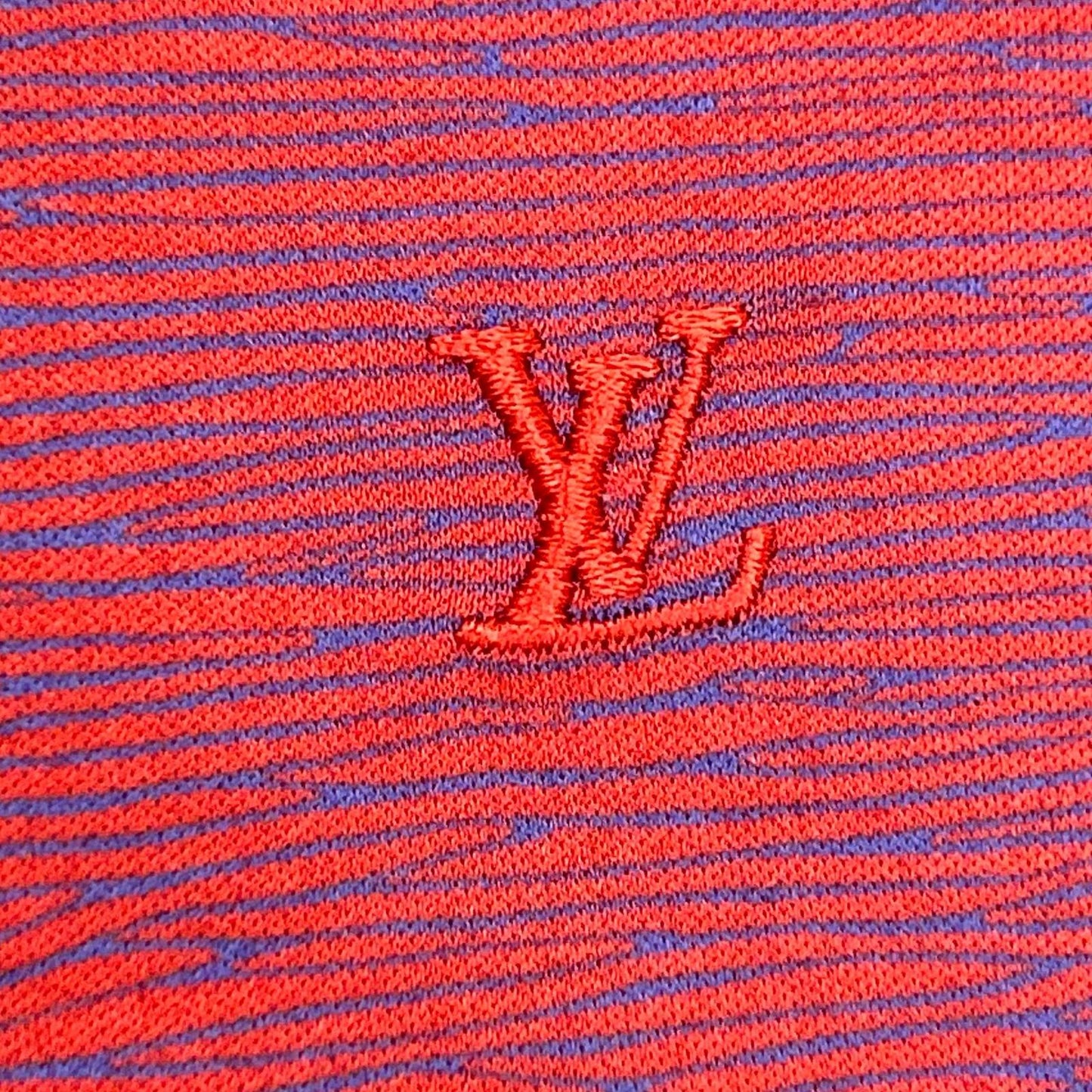 LOUIS VUITTON ルイヴィトン 16SS レッド エピ柄 コットン Tシャツ トップス