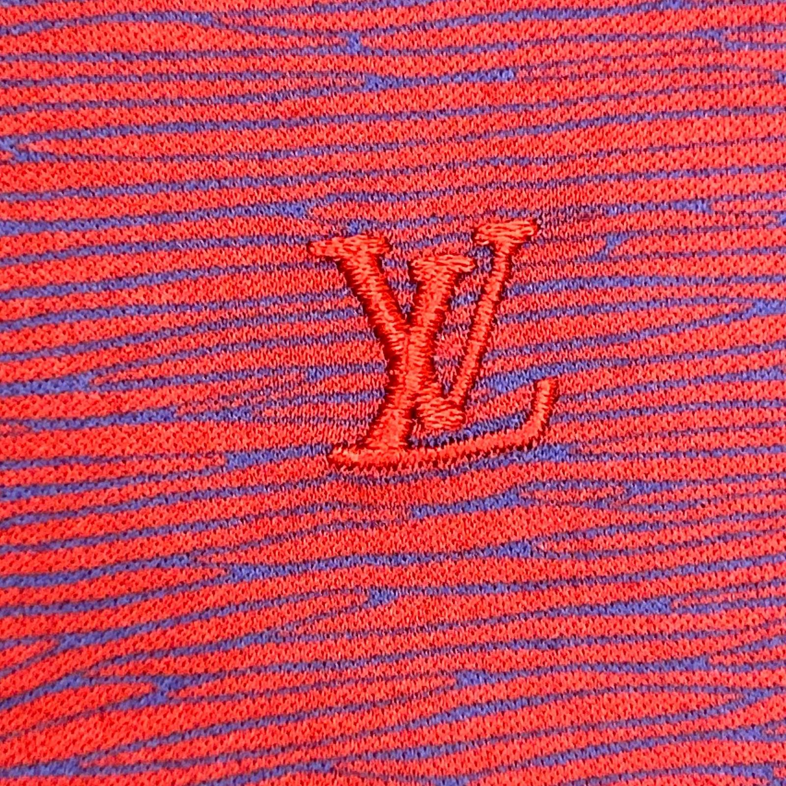 LOUIS VUITTON ルイヴィトン 16SS レッド エピ柄 コットン Tシャツ トップス