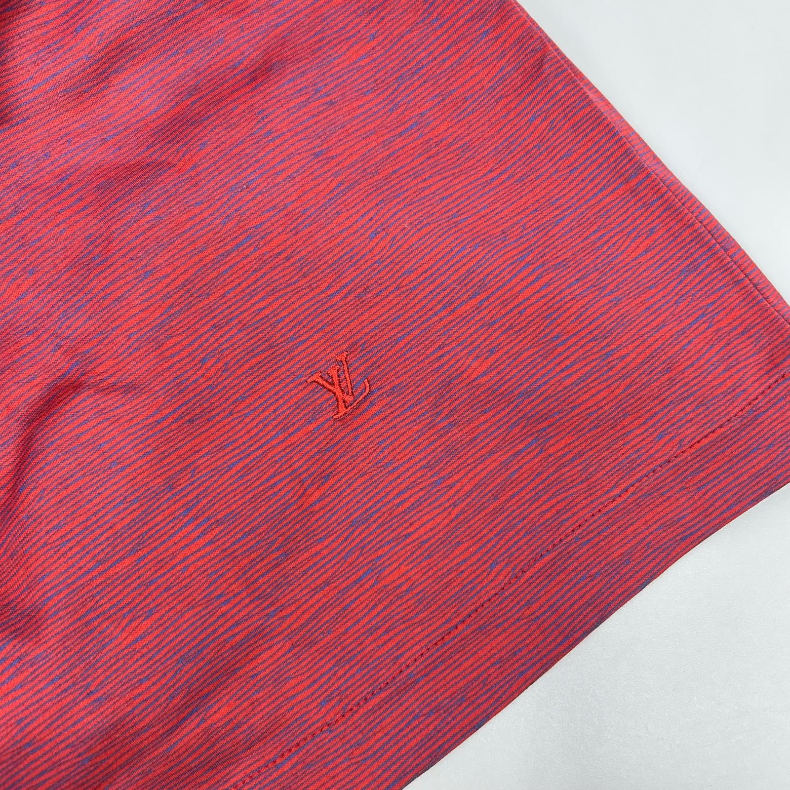 LOUIS VUITTON ルイヴィトン 16SS レッド エピ柄 コットン Tシャツ トップス