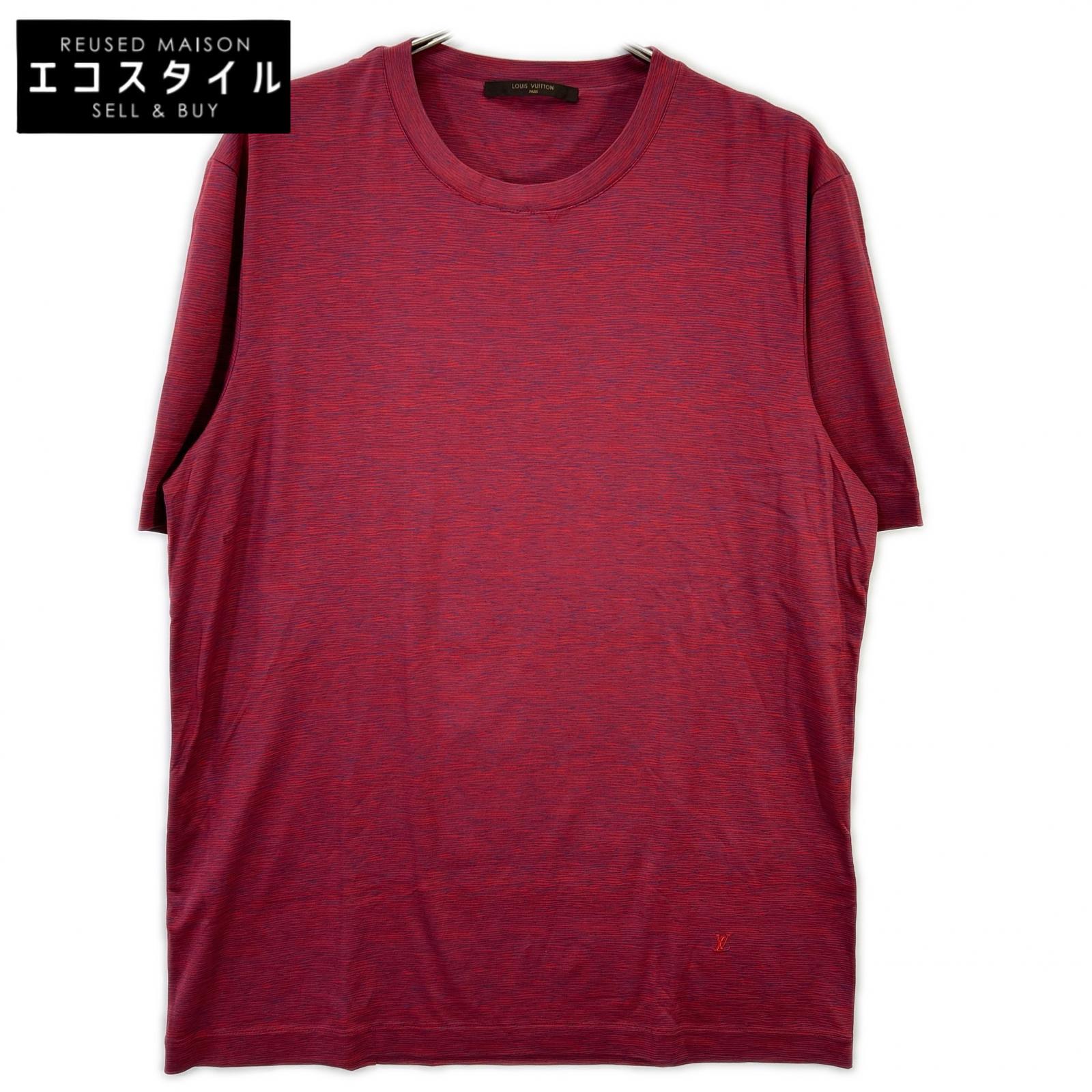 LOUIS VUITTON ルイヴィトン 16SS レッド エピ柄 コットン Tシャツ トップス