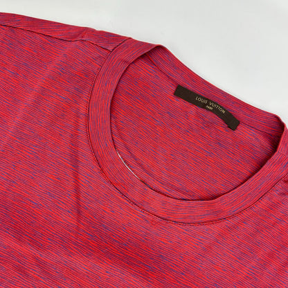 LOUIS VUITTON ルイヴィトン 16SS レッド エピ柄 コットン Tシャツ トップス
