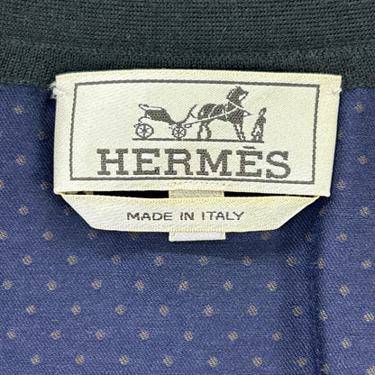 HERMES エルメス ダークグレー カシミヤ ニットベスト ベスト