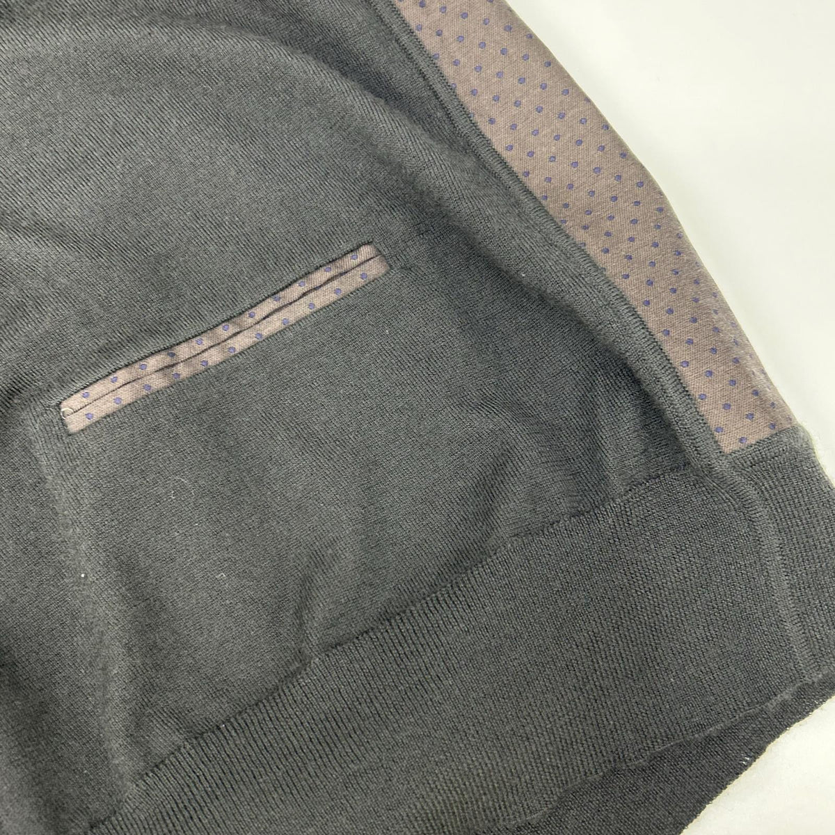 HERMES エルメス ダークグレー カシミヤ ニットベスト ベスト