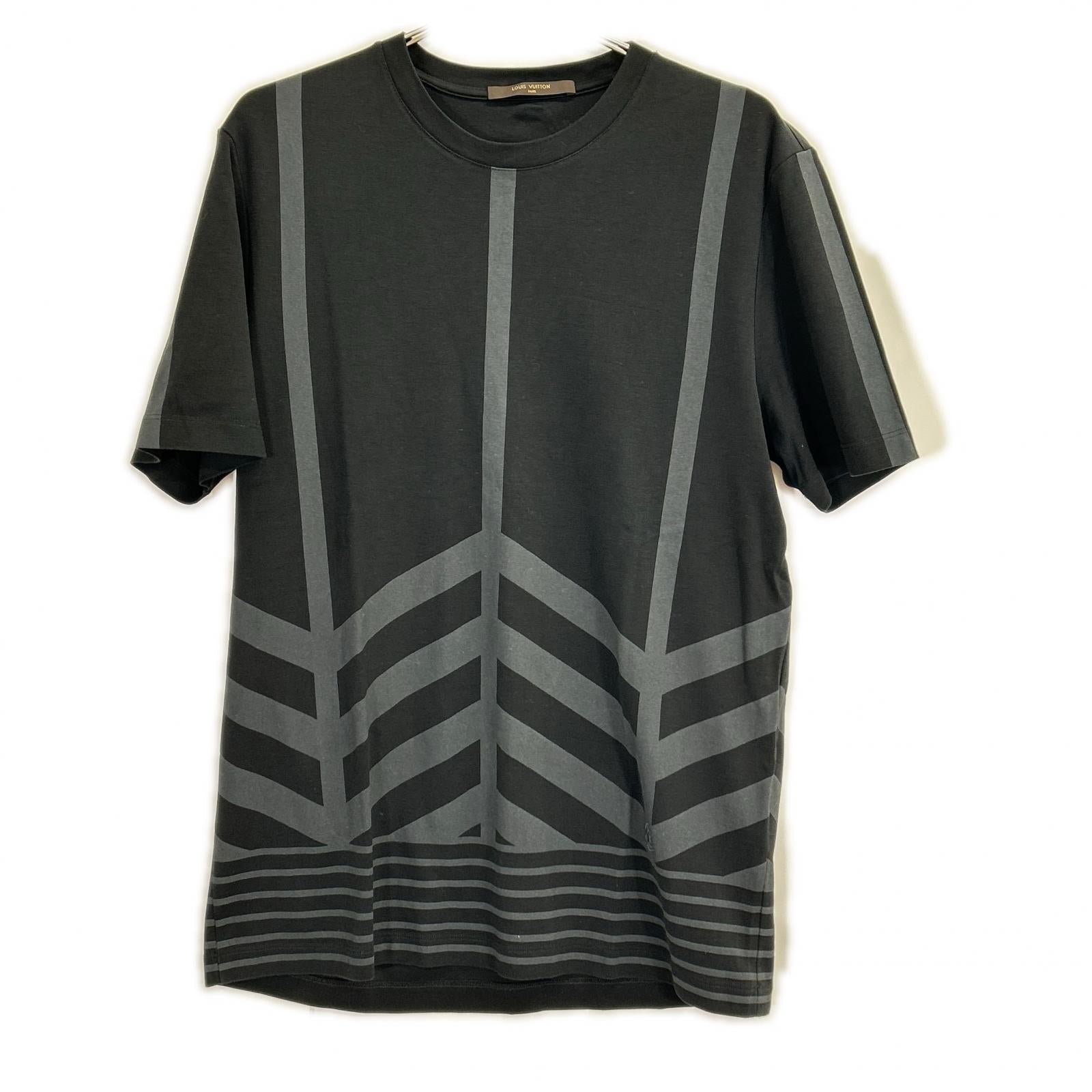 LOUIS VUITTON ルイヴィトン 16SS HAY23W ブラック コットン Tシャツ トップス