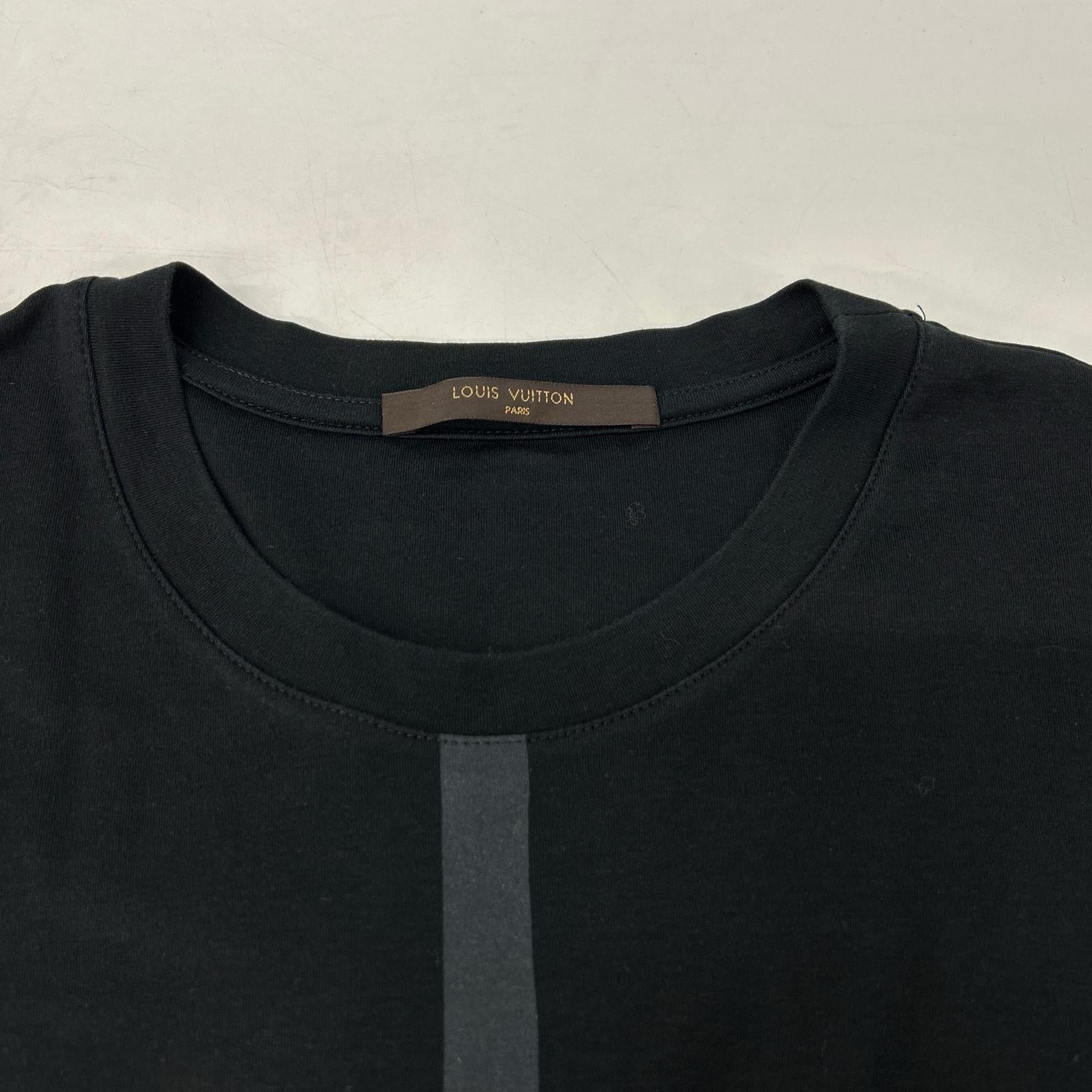 LOUIS VUITTON ルイヴィトン 16SS HAY23W ブラック コットン Tシャツ トップス