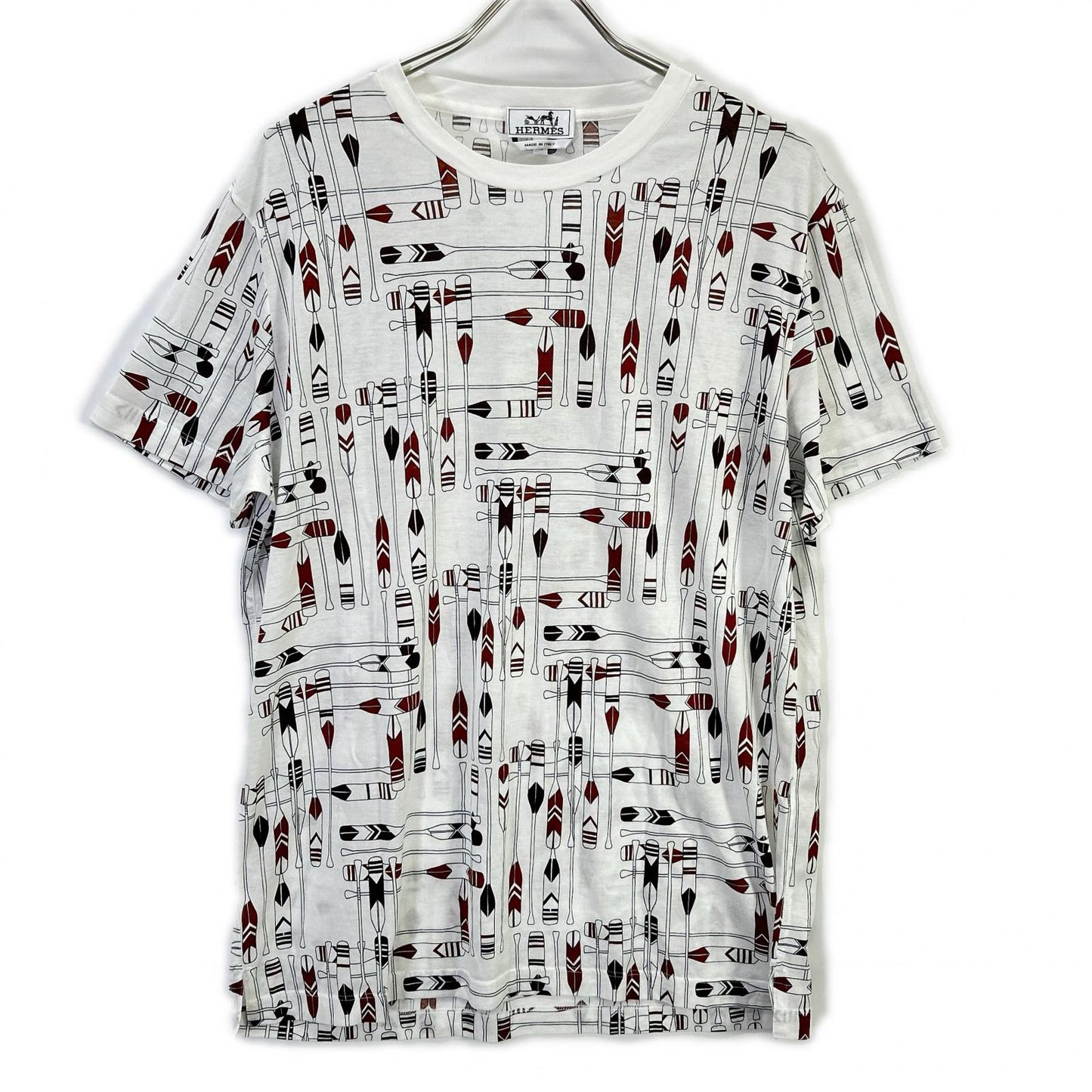 HERMES エルメス パドル柄 カットソー Tシャツ トップス