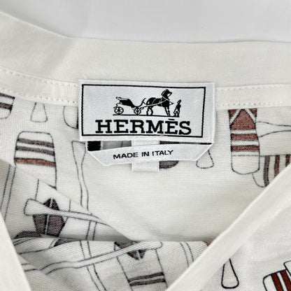HERMES エルメス パドル柄 カットソー Tシャツ トップス