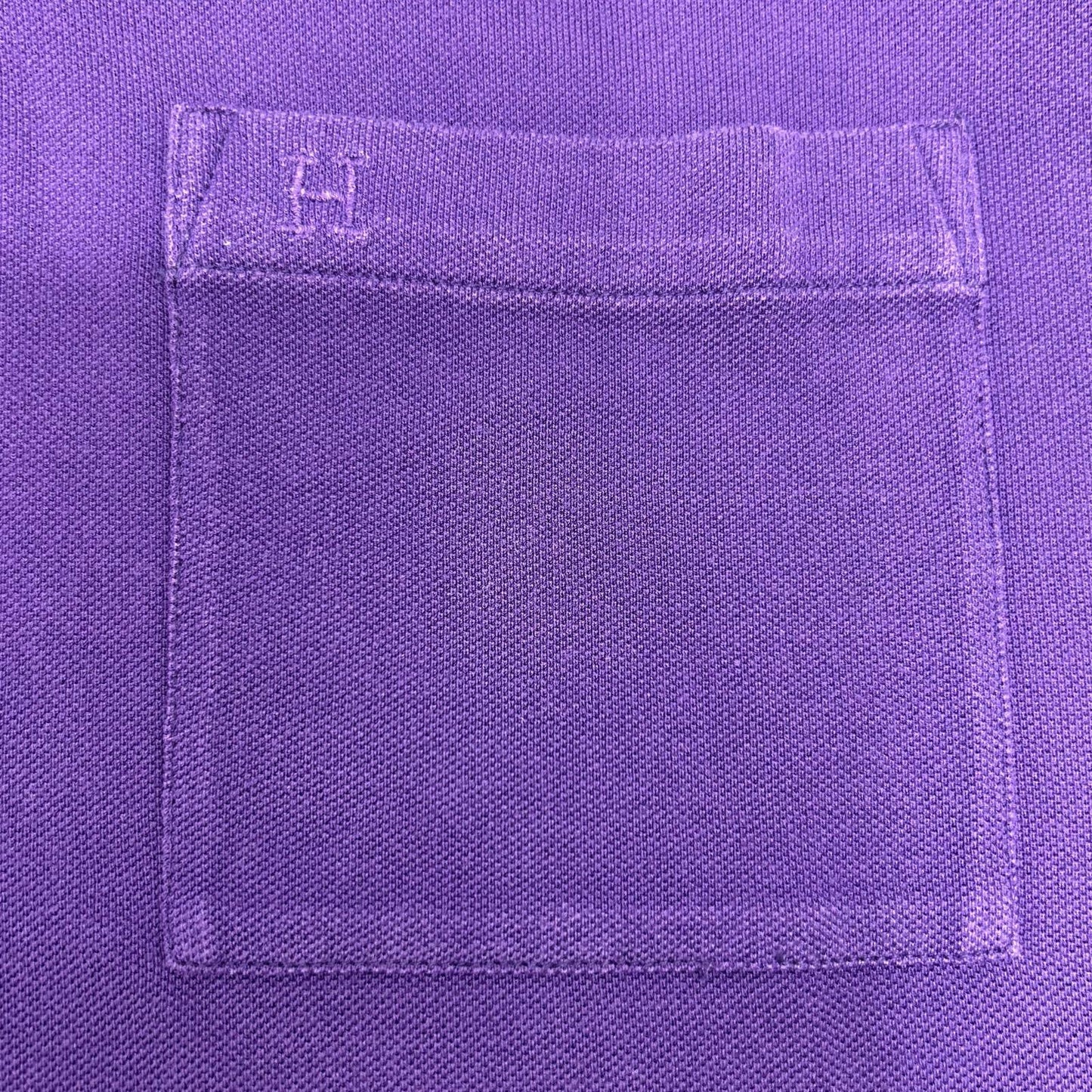 HERMES エルメス パープル ポロシャツ トップス