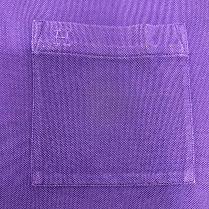 HERMES エルメス パープル ポロシャツ トップス