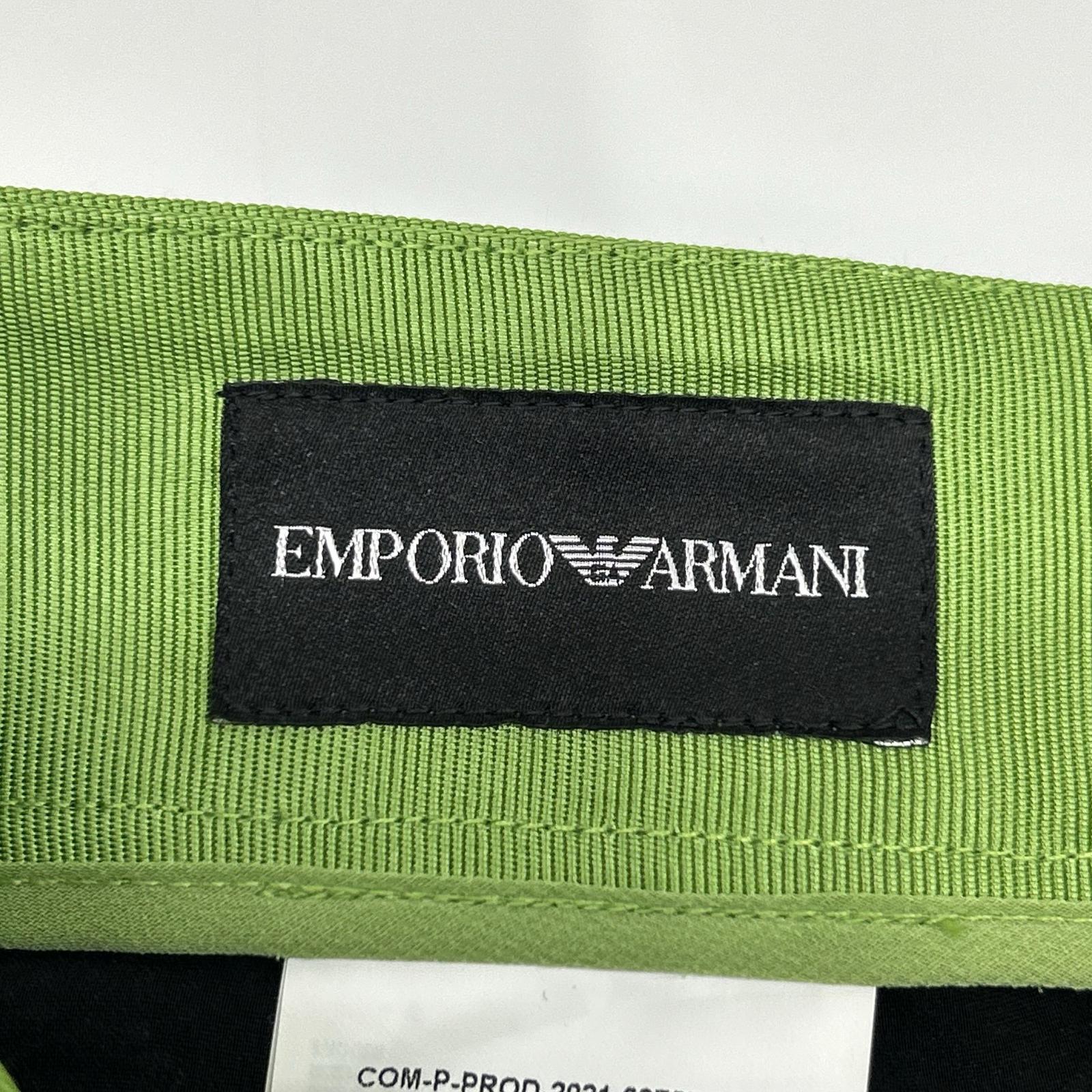 EMPORIOARMANI エンポリオアルマーニ ブラック×グリーン 花柄 レーススカート スカート
