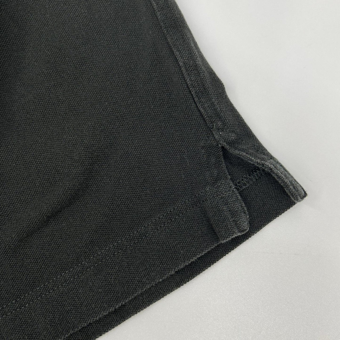 HERMES エルメス ブラック 鹿の子 H刺繍 Tシャツ トップス