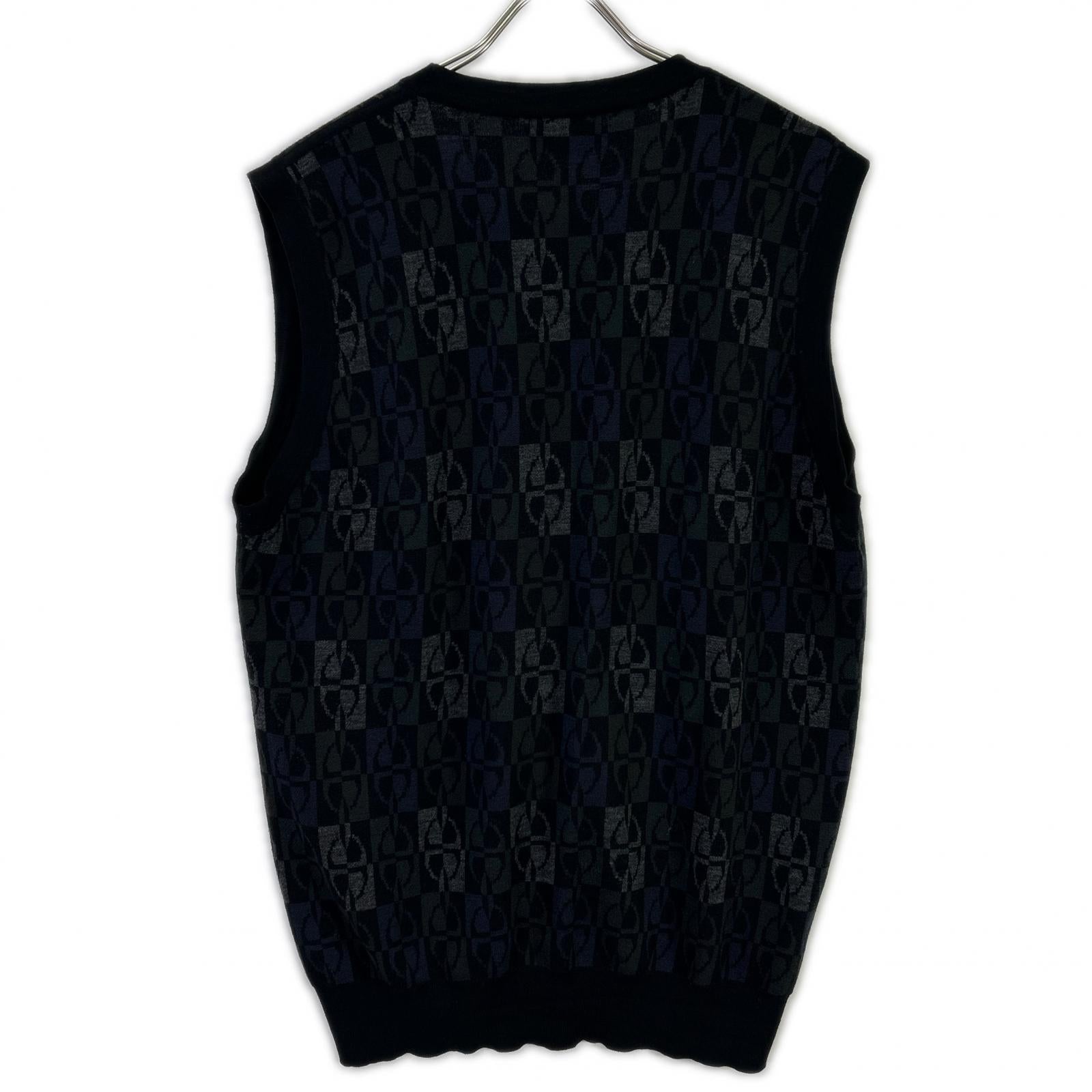 HERMES Hermès Black Chaine d'Ancre knit vest Vest