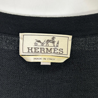 HERMES Hermès Black Chaine d'Ancre knit vest Vest