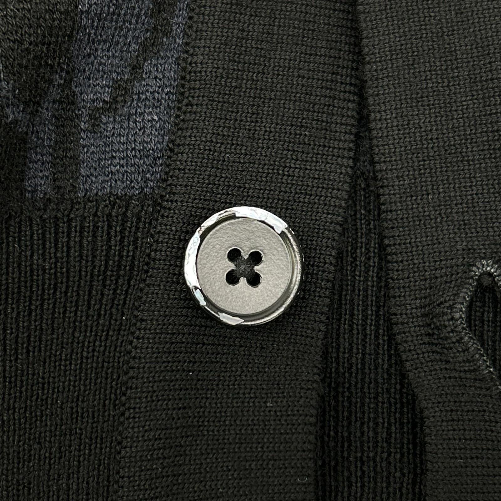HERMES Hermès Black Chaine d'Ancre knit vest Vest