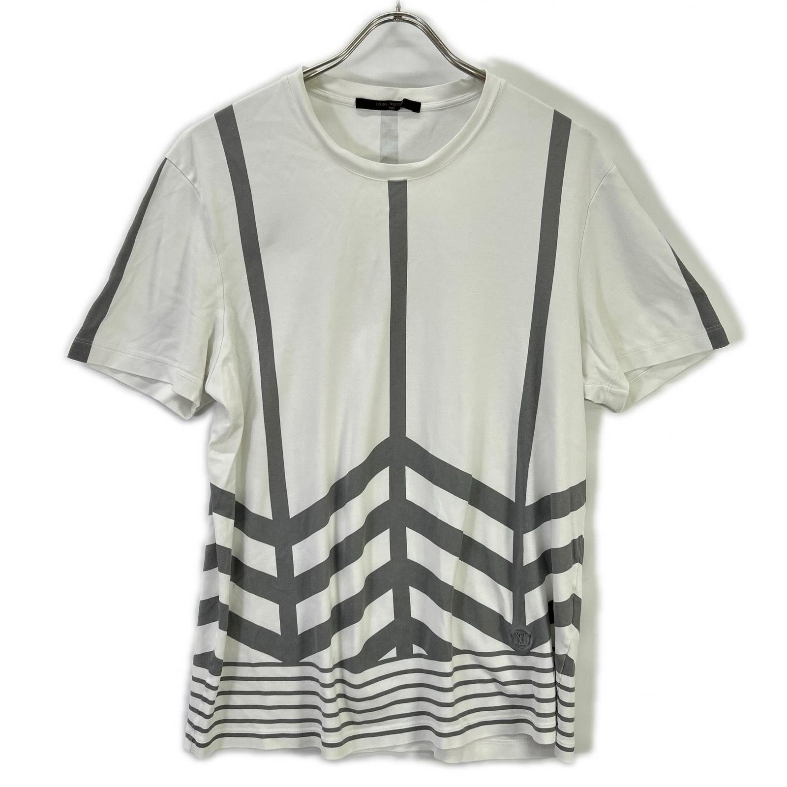 LOUIS VUITTON ルイヴィトン 16年SS RM162M CMS HAY23W ホワイト クルーネックTシャツ トップス