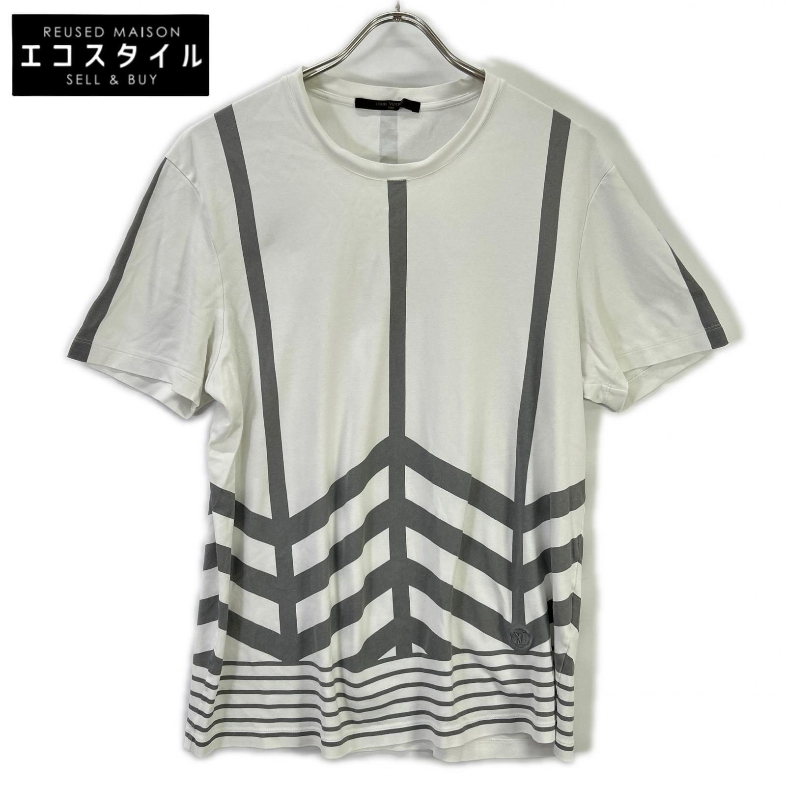 LOUIS VUITTON ルイヴィトン 16年SS RM162M CMS HAY23W ホワイト クルーネックTシャツ トップス