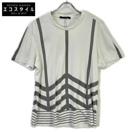 【SALE】 LOUIS VUITTON ルイヴィトン 16年SS RM162M CMS HAY23W ホワイト クルーネックTシャツ トップス