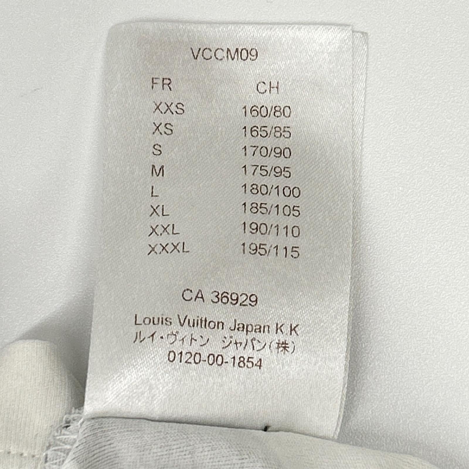 LOUIS VUITTON ルイヴィトン 16年SS RM162M CMS HAY23W ホワイト クルーネックTシャツ トップス