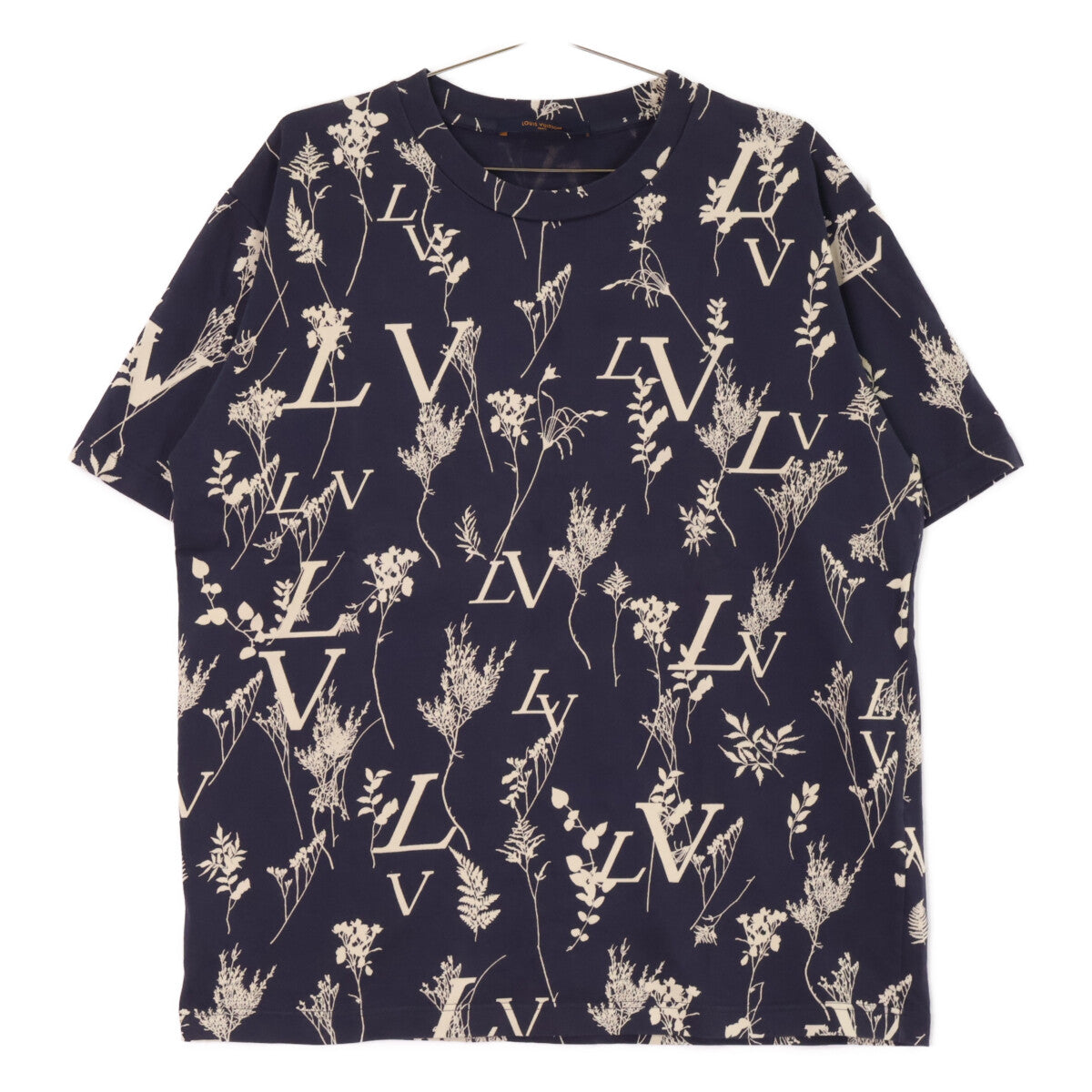LOUIS VUITTON ルイヴィトン 【国内正規】RM202M UYM HJY04W LVリーフディスチャージ 半袖Tシャツ トップス