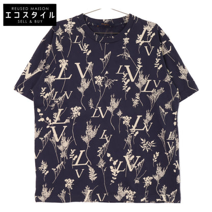 LOUIS VUITTON ルイヴィトン 【国内正規】RM202M UYM HJY04W LVリーフディスチャージ 半袖Tシャツ トップス
