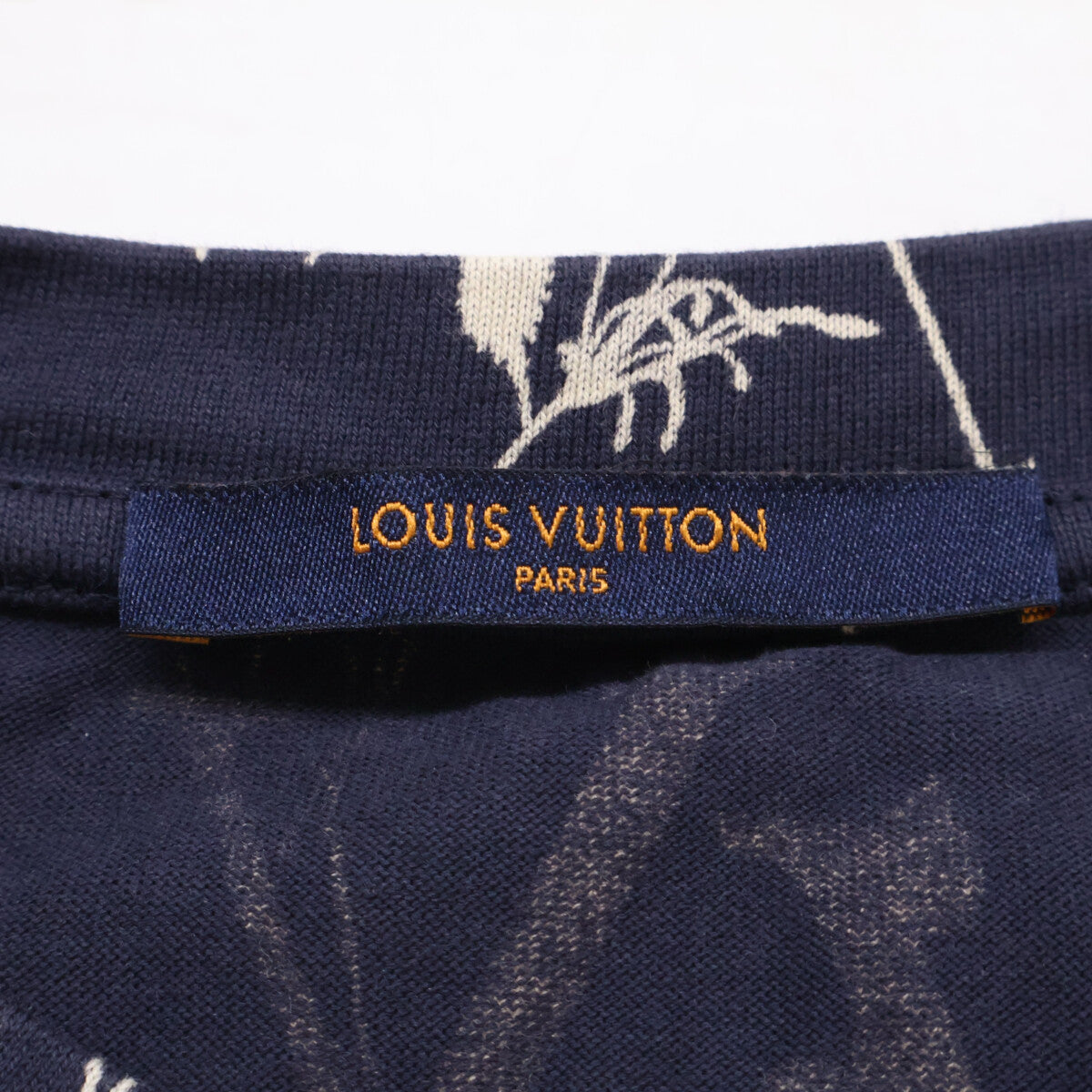 LOUIS VUITTON ルイヴィトン 【国内正規】RM202M UYM HJY04W LVリーフディスチャージ 半袖Tシャツ トップス