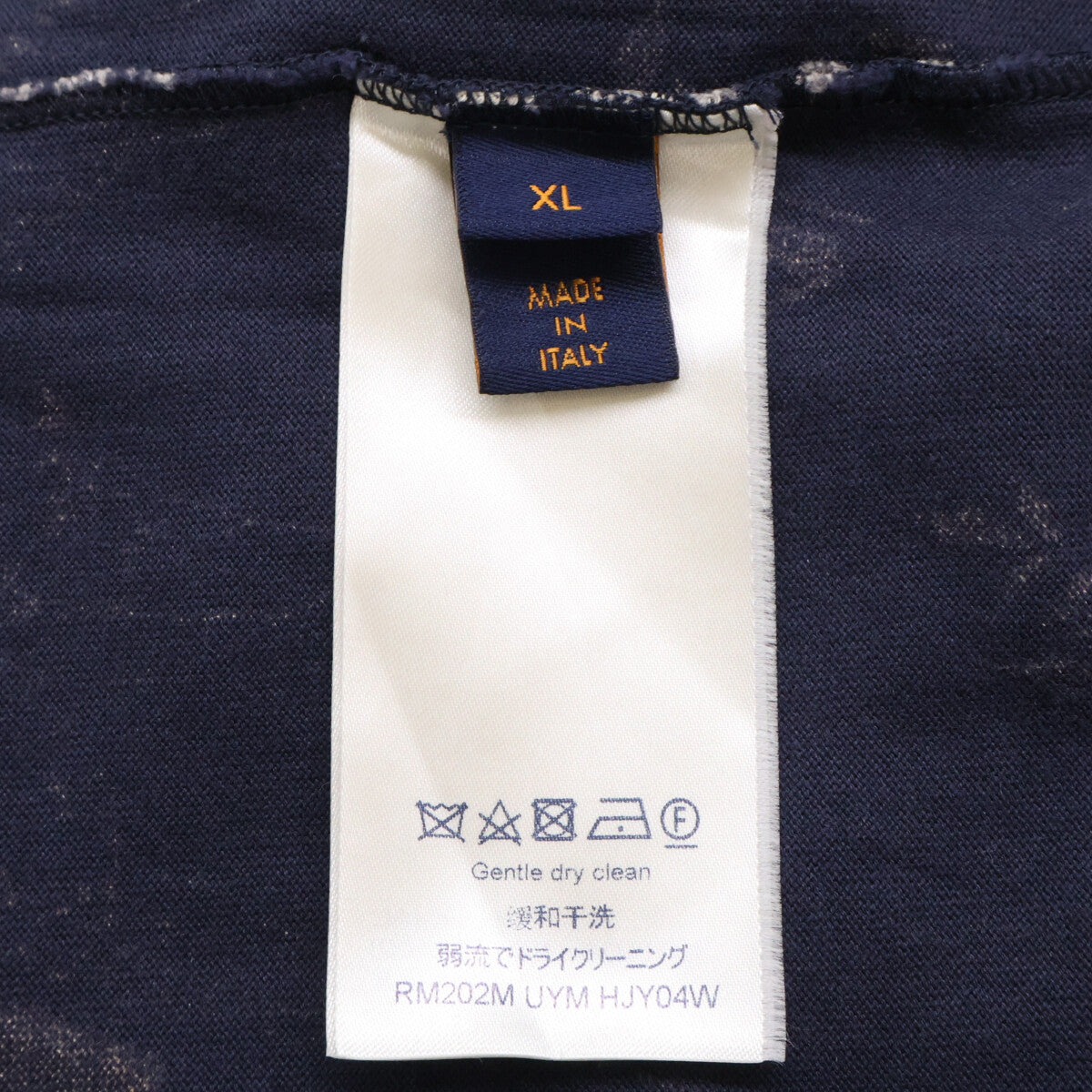 LOUIS VUITTON ルイヴィトン 【国内正規】RM202M UYM HJY04W LVリーフディスチャージ 半袖Tシャツ トップス