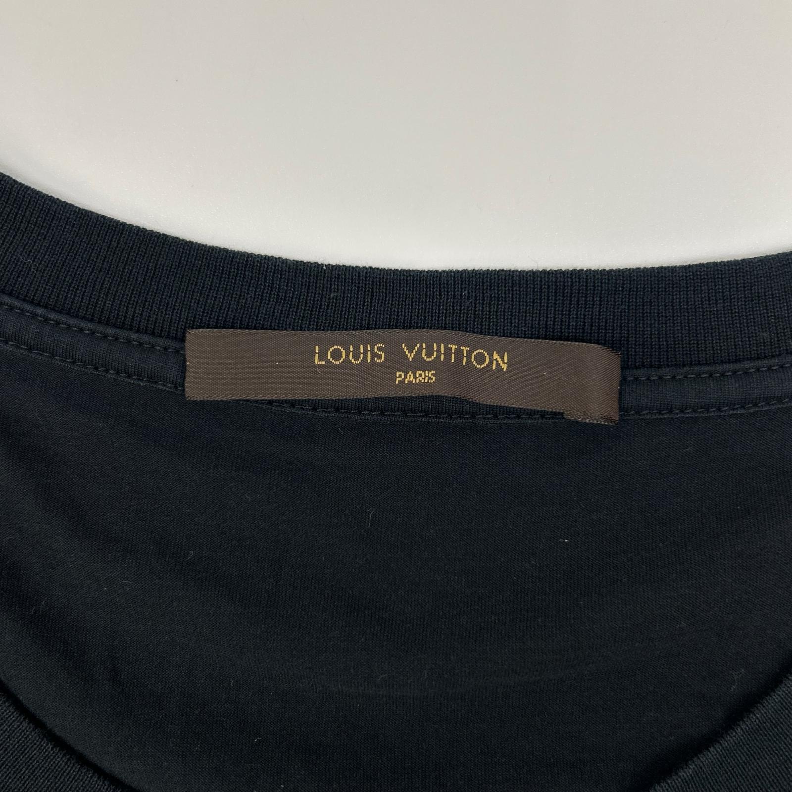 LOUIS VUITTON ルイヴィトン RM132M H4JR08JEZ ブラック アメリカズ カップTシャツ トップス