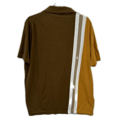 HERMES エルメス ブラウン スキッパーニットポロシャツ トップス
