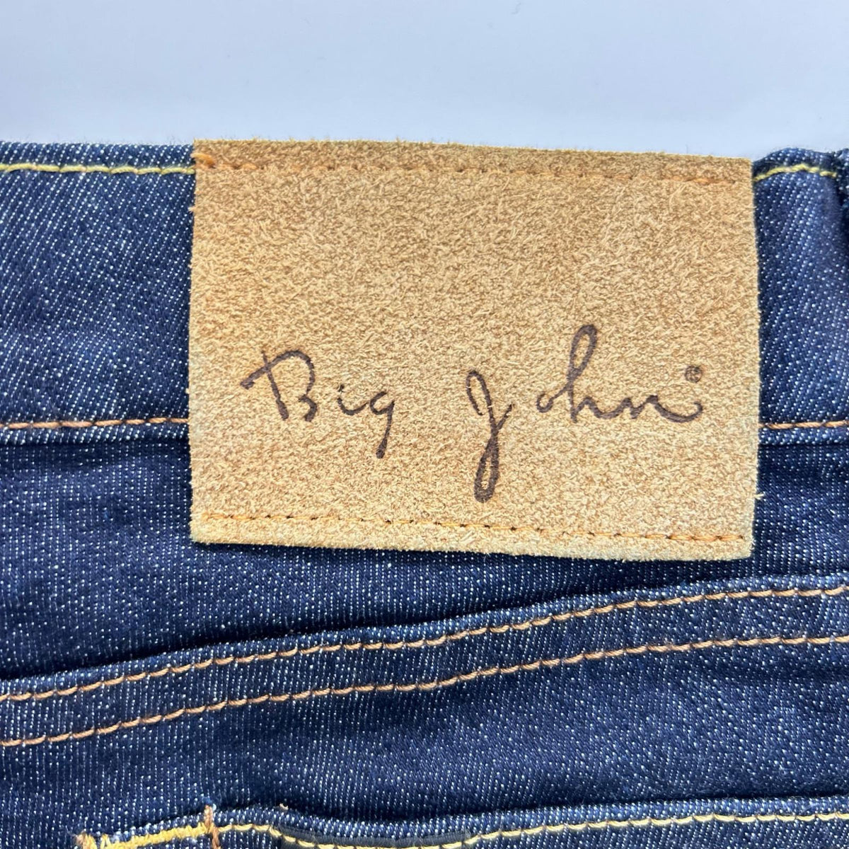 BIG JOHN ビッグジョン MMM134J インディゴ キャロットレッグ テーパード ストレッチデニムパンツ ボトムス