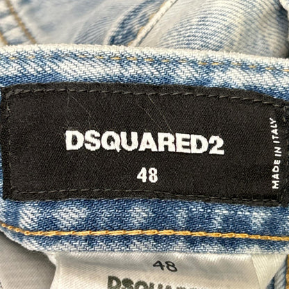DSQUARED2 ディースクエアード S71LB1386 ライトインディゴ ライトパームビーチウォッシュ ストレートデニムパンツ ボトムス
