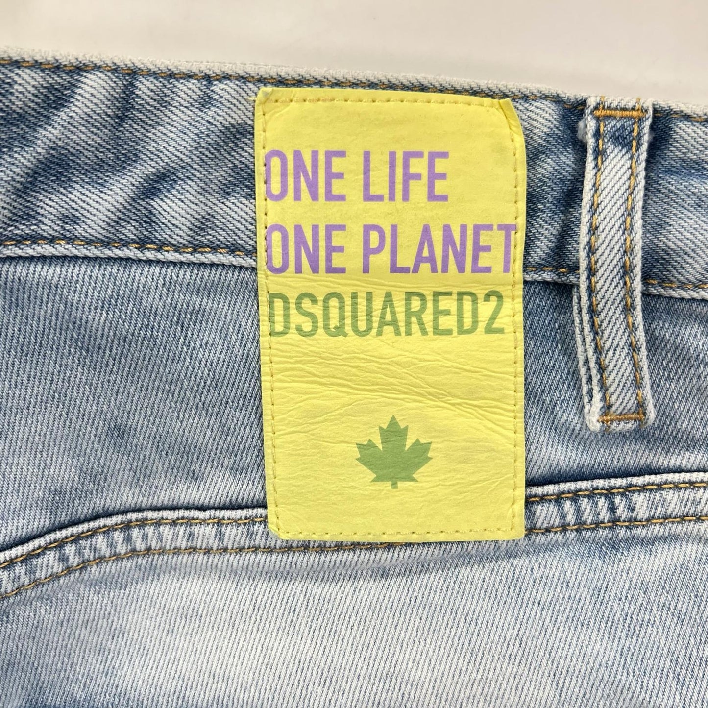 DSQUARED2 ディースクエアード S78LB0094 ライトインディゴ コットン SKATER JEAN/スケーター ジーン ボトムス
