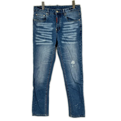DSQUARED2 ディースクエアード S79LA0032 インディゴ ボタンフライ SKATER JEAN/スケータージーン デニムパンツ ボトムス