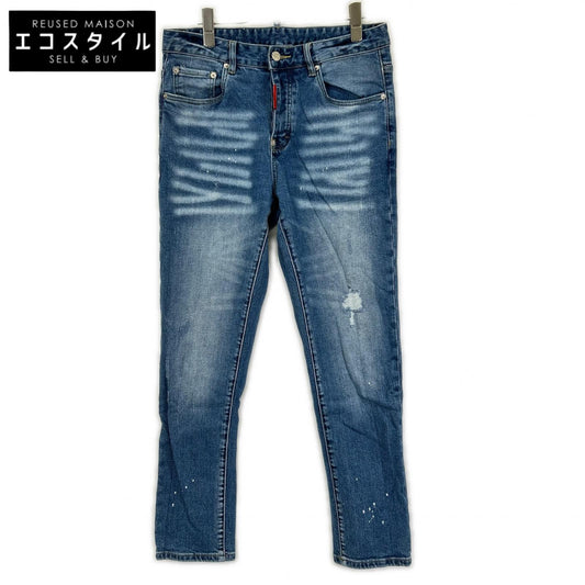 DSQUARED2 ディースクエアード S79LA0032 インディゴ ボタンフライ SKATER JEAN/スケータージーン デニムパンツ ボトムス