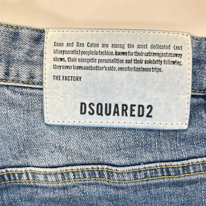 DSQUARED2 ディースクエアード S79LA0032 インディゴ ボタンフライ SKATER JEAN/スケータージーン デニムパンツ ボトムス