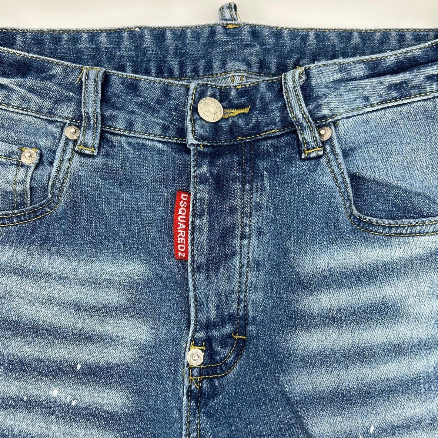 DSQUARED2 ディースクエアード S79LA0032 インディゴ ボタンフライ SKATER JEAN/スケータージーン デニムパンツ ボトムス